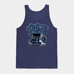 Sneaker Vibes Brave Blue Tank Top